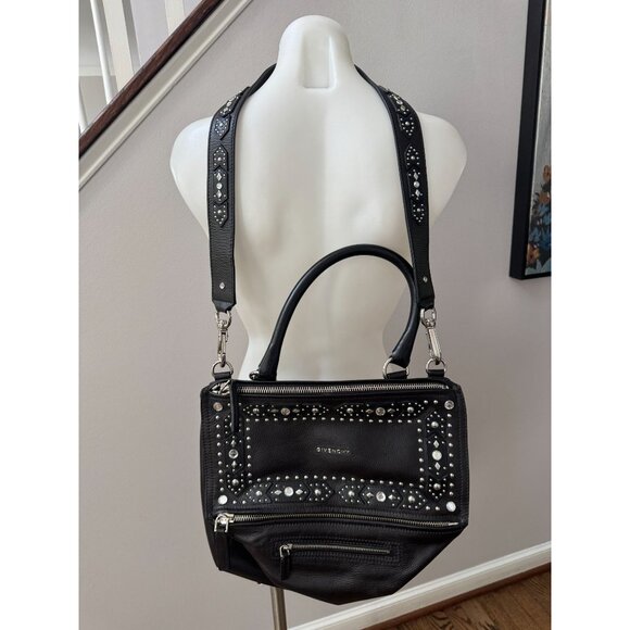 Givenchy Pandora Handbag Studded Leather Medium - Picture 1 of 11
